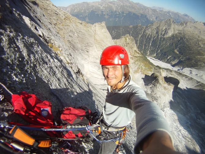 Соло на Северо-Восточную стену PIZ BADILE. (Альпинизм, odintsov, денис одинцов, пиц бадиль, solo, пиц бадиле, швейцария)