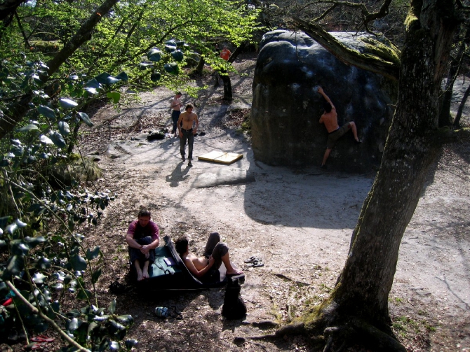 Fontainebleau 2007, фотовпечатления из мыльницы... (Скалолазание, фонтенбло, болдеринг, франция, dav-club-russland)