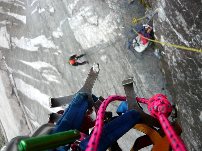 Stetind North Face. "Женская Логика" (Альпинизм, норвегия, первопроход, чибиток, коптева, krukonogi, norway, salewa)