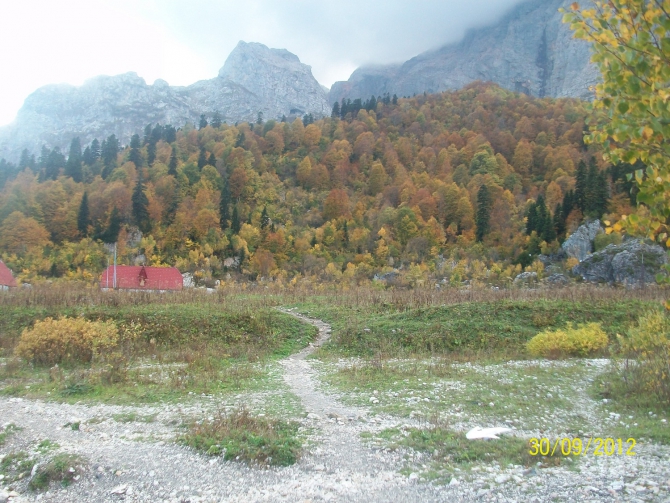 Оштен , Пшехо су и Фишт , сентябрь 2012 (Горный туризм, кавказ)