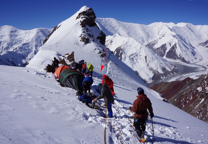 Вершины и перевалы хребта Ледяной Мыс (Альпинизм, заалайский хребет, пик обручева, пик ленина, маи)