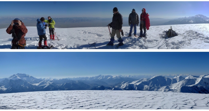 Вершины и перевалы хребта Ледяной Мыс (Альпинизм, заалайский хребет, пик обручева, пик ленина, маи)