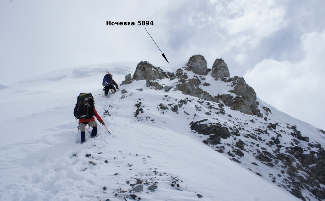 Пик Спартак и перевал через восточное плечо пика Ленина. (Альпинизм, маи, пик ленина, экспедиция маи на заалайский хребет, перевал крыленко)