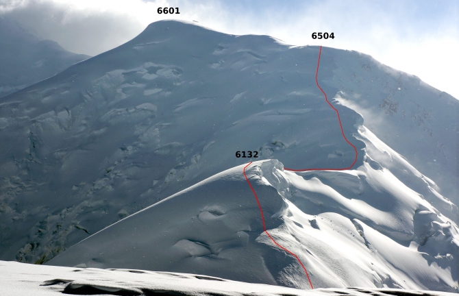 Пик Спартак и перевал через восточное плечо пика Ленина. (Альпинизм, маи, пик ленина, экспедиция маи на заалайский хребет, перевал крыленко)