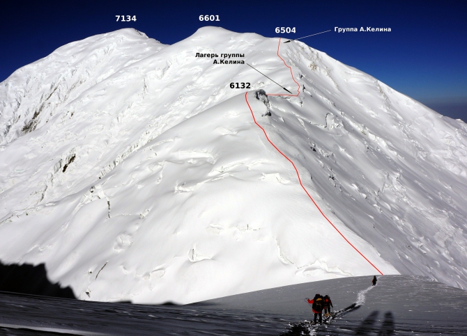 Пик Спартак и перевал через восточное плечо пика Ленина. (Альпинизм, маи, пик ленина, экспедиция маи на заалайский хребет, перевал крыленко)