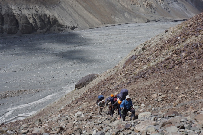От Сауксая до пика Ленина. Перевалы Прижимный, Раздельный и Ленина. (Альпинизм, перевал ленина, перевал раздельный, ледник дзержинского, перевал прижимный, сауксай, малая саукдара, пик ленина, маи)