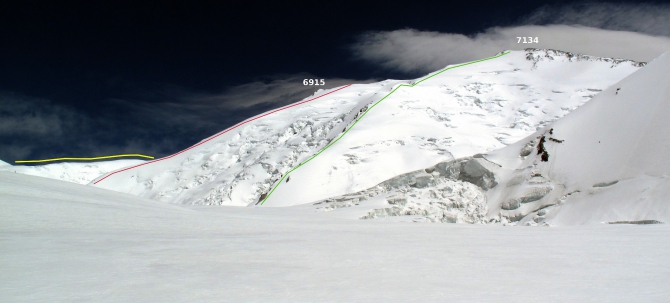 4. Пик Ленина по юго-западному ребру западного гребня, первое прохождение. (Альпинизм, маи, малая саукдара, экспедиция маи на заалайский хребет)