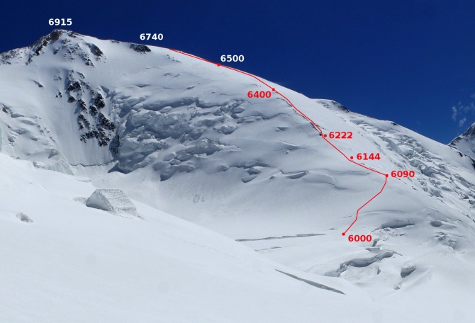 4. Пик Ленина по юго-западному ребру западного гребня, первое прохождение. (Альпинизм, маи, малая саукдара, экспедиция маи на заалайский хребет)