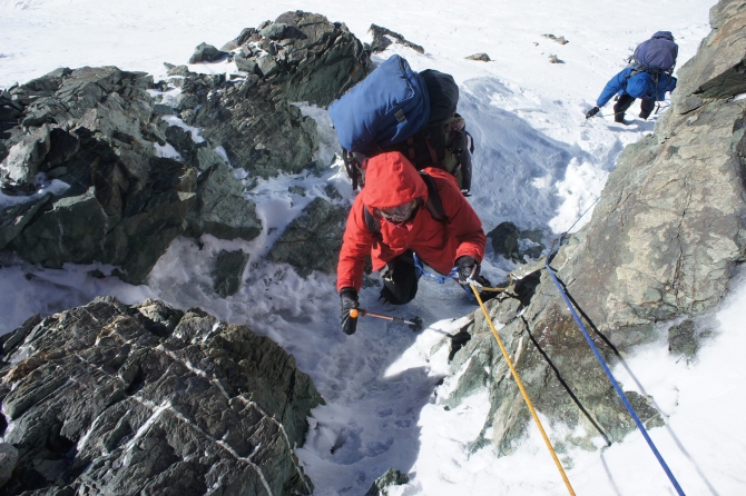 4. Пик Ленина по юго-западному ребру западного гребня, первое прохождение. (Альпинизм, маи, малая саукдара, экспедиция маи на заалайский хребет)