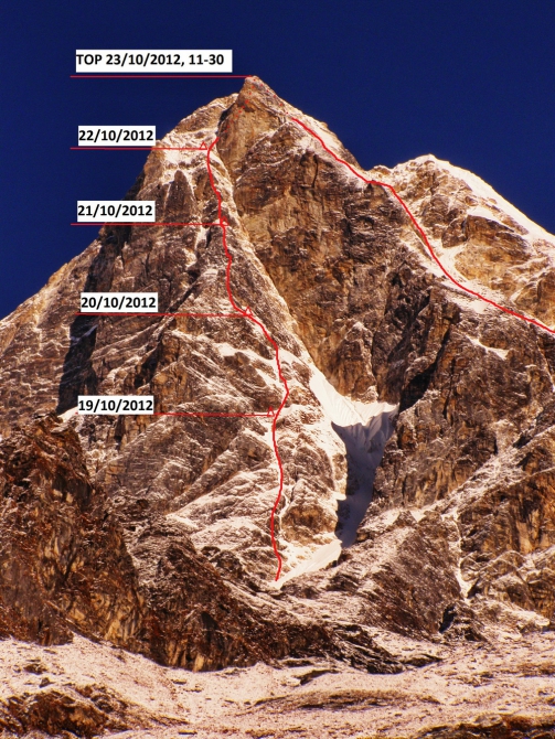 Первовосхождение на Р-2 (Симанг-Гимал) 6251м. (Альпинизм, абалаковец, симнанг гимал, шимко, p2, red point, бублик, гималаи)
