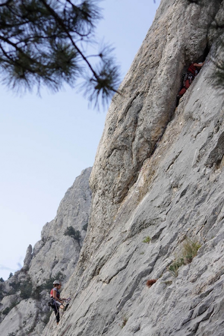 "Стальной Ангел-2012". Ирина Бакалейникова и Полина Галацевич (Альпинизм, замин-карор, grivel, гривель, фар)