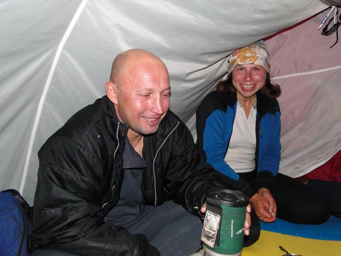 "Стальной Ангел-2012". Ирина Бакалейникова и Полина Галацевич (Альпинизм, замин-карор, grivel, гривель, фар)