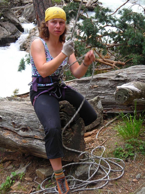 "Стальной Ангел-2012". Ирина Бакалейникова и Полина Галацевич (Альпинизм, замин-карор, grivel, гривель, фар)