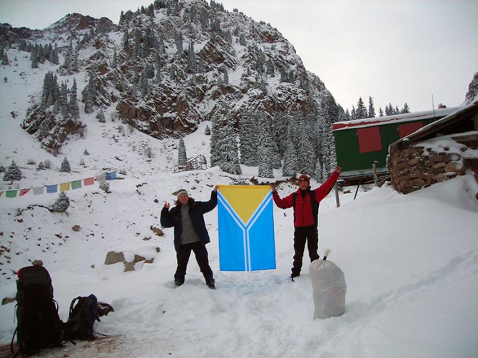 "Стальной Ангел-2012". Ирина Бакалейникова и Полина Галацевич (Альпинизм, замин-карор, grivel, гривель, фар)