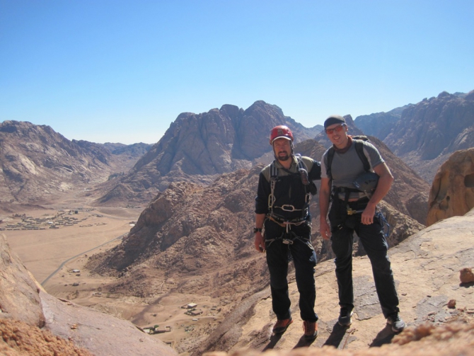 Альпинизм на Синае. Осенние каникулы. (black diamond, описание маршрута, дахаб, санта катерина, египет, синай)