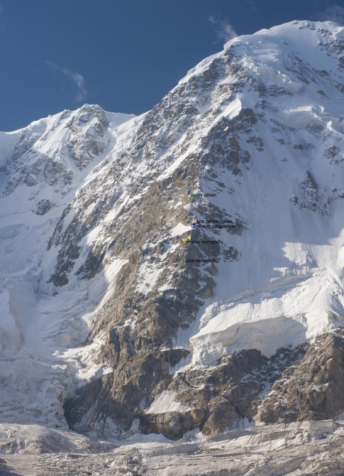 Шхара по Томашеку. Дополнение к описанию – ночевки (Альпинизм, описание, безенги)