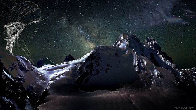 Призраки заоблачных вершин... (Альпинизм, ушба, эльбрус, кавказ)