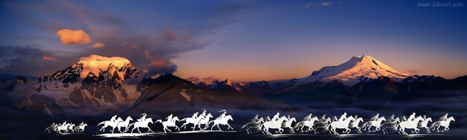 Призраки заоблачных вершин... (Альпинизм, ушба, эльбрус, кавказ)