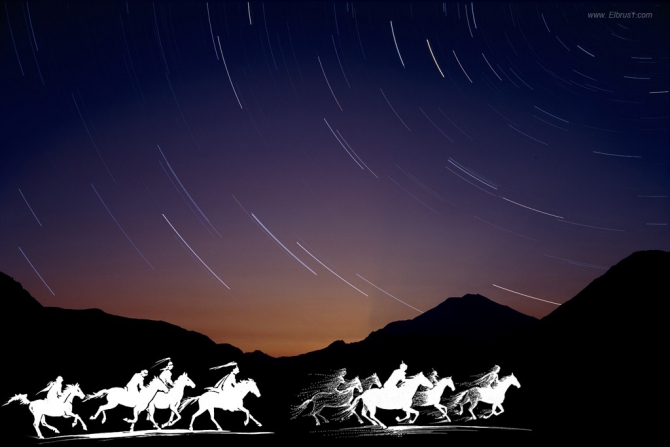 Призраки заоблачных вершин... (Альпинизм, ушба, эльбрус, кавказ)