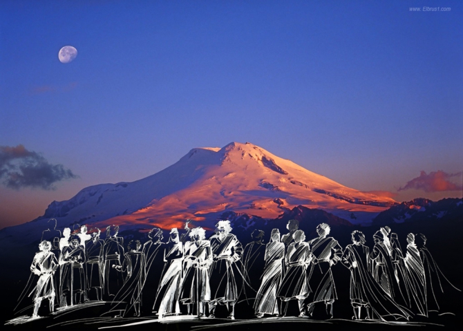 Призраки заоблачных вершин... (Альпинизм, ушба, эльбрус, кавказ)