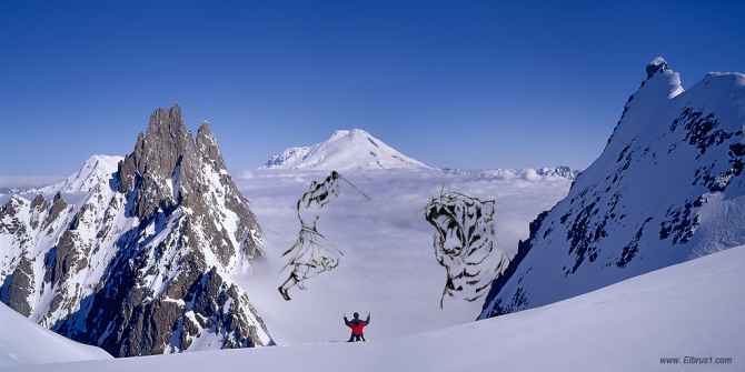 Призраки заоблачных вершин... (Альпинизм, ушба, эльбрус, кавказ)