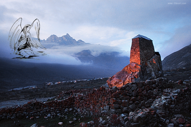 Призраки заоблачных вершин... (Альпинизм, ушба, эльбрус, кавказ)