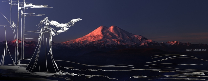 Призраки заоблачных вершин... (Альпинизм, ушба, эльбрус, кавказ)