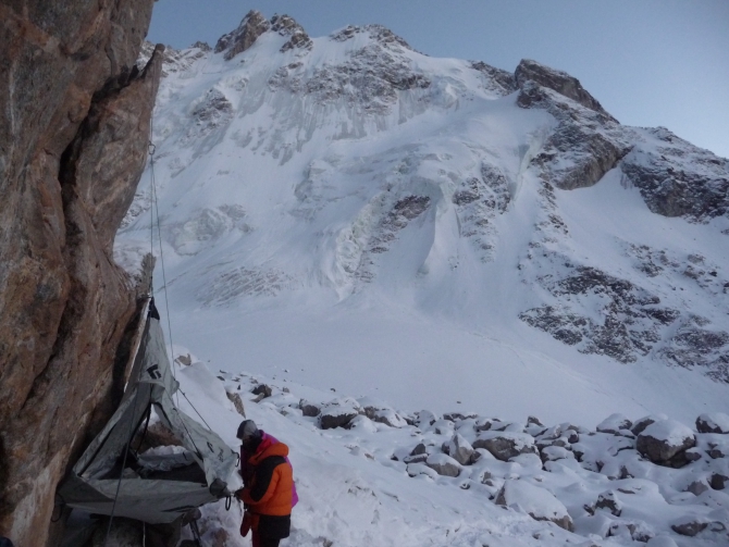 Баланс тепла получился, а вот улитка заартачилась… Тестирование снаряжения для зимнего альпинизма. (безенги, зима, снаряжение, нпф баск, михаил лебедев)