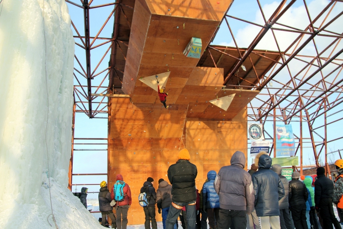 В Тюмени прошел этап Кубка РФ по ледолазанию (Альпинизм, тюмень)