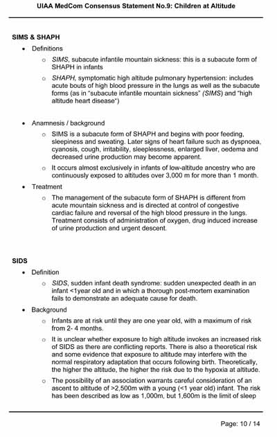 Дети на высоте. Брошюра UIAA c рекомендациями родителям и врачам. (Альпинизм, высота, горная болезнь)