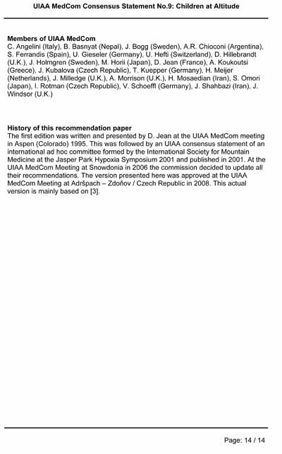 Дети на высоте. Брошюра UIAA c рекомендациями родителям и врачам. (Альпинизм, высота, горная болезнь)