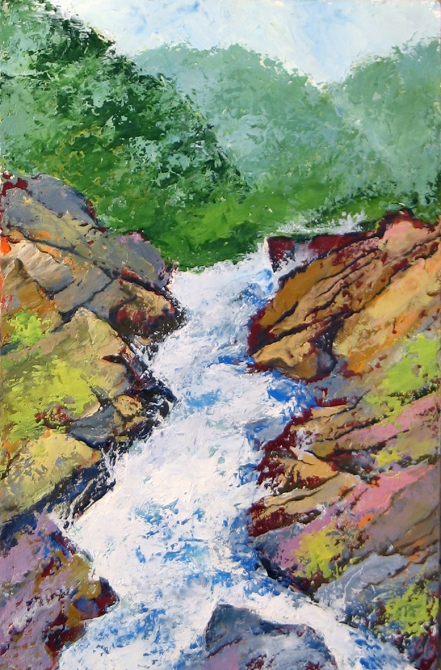 У трех холмов (петр петропавловский, горные воды, водопады, живопись, карпаты)