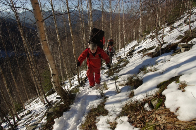Горганами по снегоступам (Путешествия, карпаты, горганы, снегоступы)