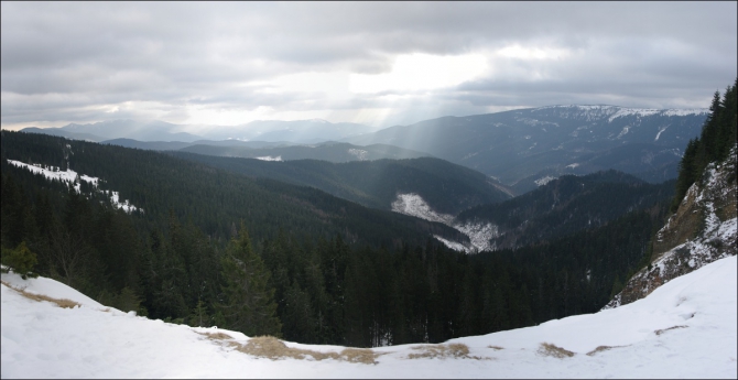 Горганами по снегоступам (Путешествия, карпаты, горганы, снегоступы)