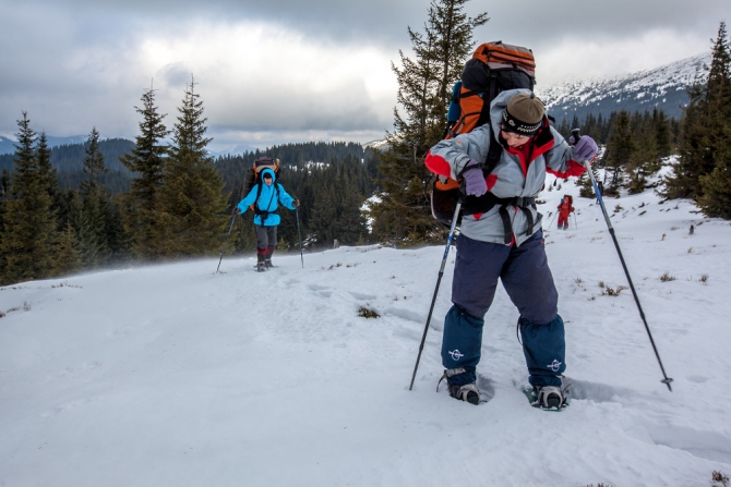 Горганами по снегоступам (Путешествия, карпаты, горганы, снегоступы)