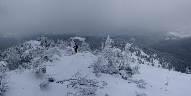 Горганами по снегоступам (Путешествия, карпаты, горганы, снегоступы)