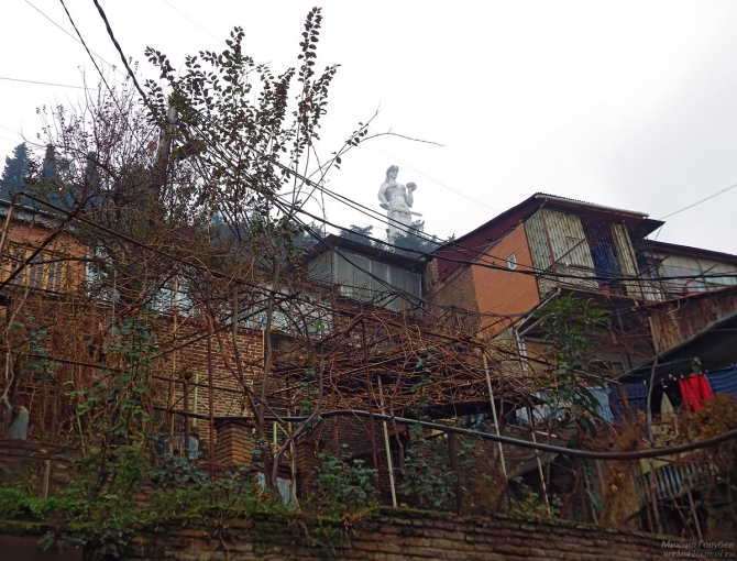 Грузия новогодняя. Часть 1 (Путешествия, уплисцихе, мцхета, тбилиси)