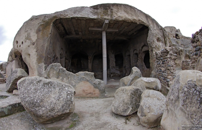 Грузия новогодняя. Часть 1 (Путешествия, уплисцихе, мцхета, тбилиси)