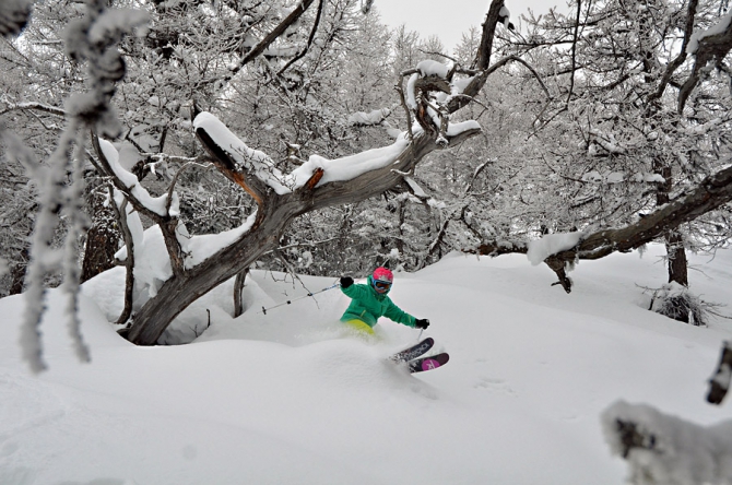 Powder Day Geographics - фрирайд видео из Les Karellis (Бэккантри/Фрирайд, франция, катя коровина)