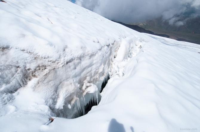 Эльбрус с севера на юг с ночевкой на седловине. Фоторассказ и полезная информация. (Альпинизм, приют на седловине, траверс эльбруса, седловина эльбруса)
