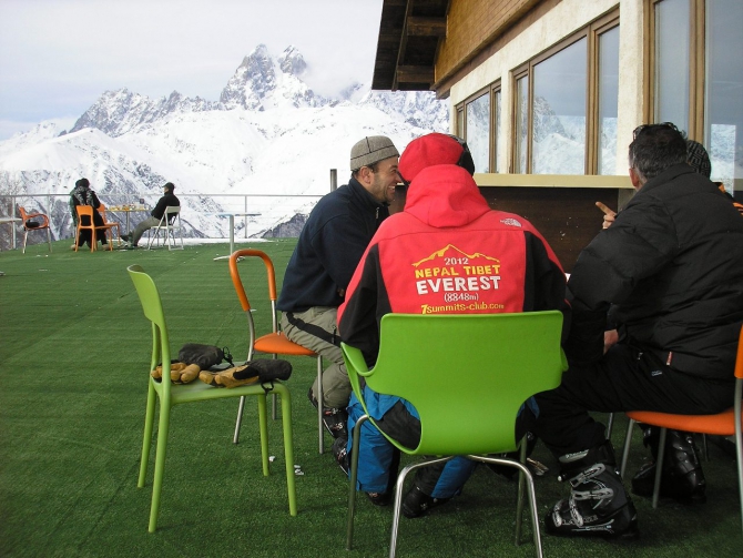 Миром правит любовь. Зимняя Ушба в двойке (Альпинизм, альпинизм, коломыцева, зима, фомин, полежайко)