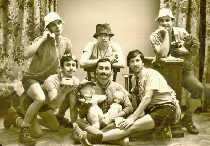 ГОРНЫЙ ТУРИЗМ МОСКВЫ В ЛИЦАХ. ФОТО 1986 г. (казбек., борис беднов. тепли, вячеслав яловега, сергей пономарев, джимарай)